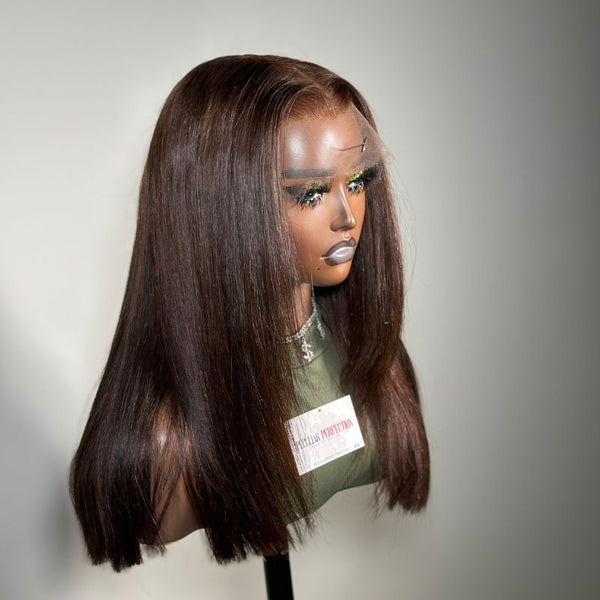 13x6 chocolate brown wig